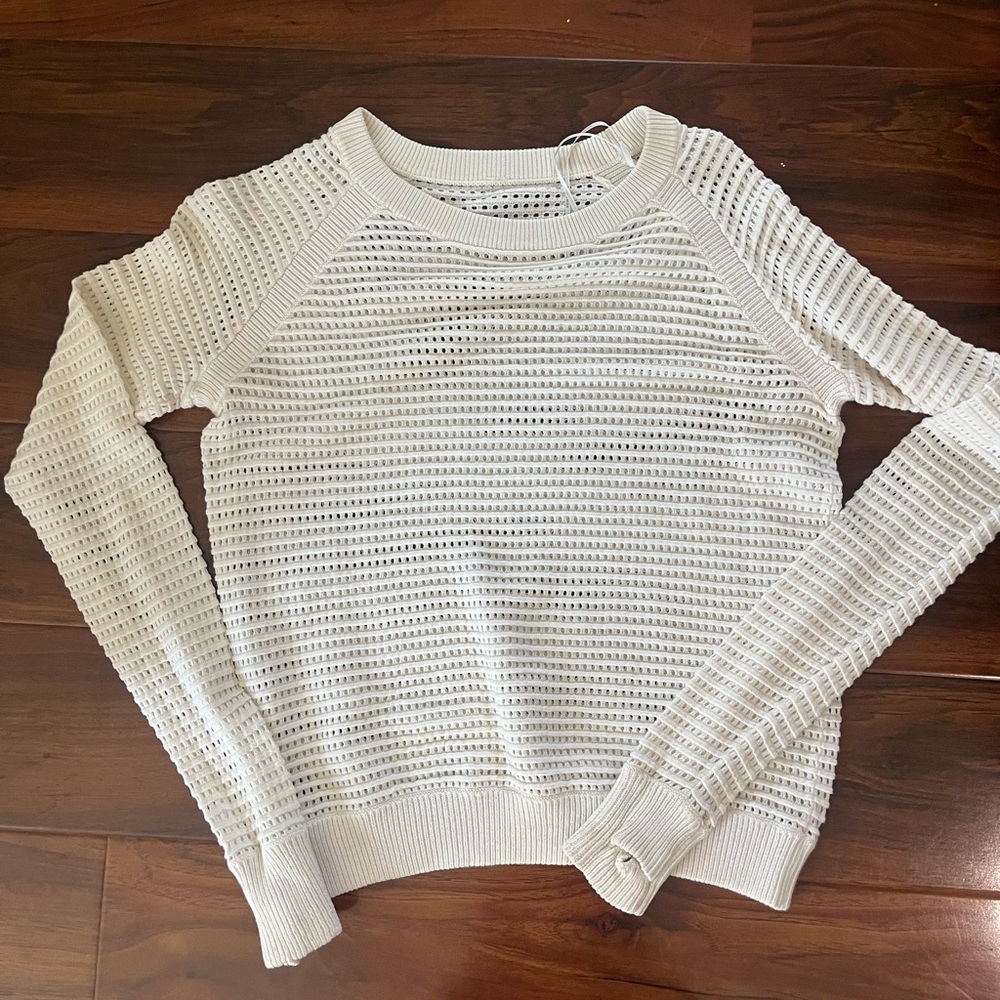 Vintage ivory Knit lululemon sweater